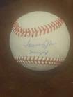 tommy john signed baseball autographed ball signature surgery inscription auto