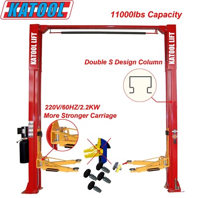 KATOOL 2 post 11000lbs clearfloor lift auto lift M110 Home Lift Pickup in Store