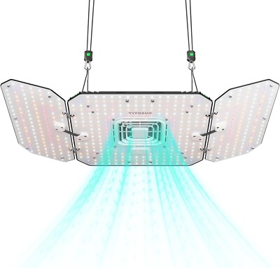 VIVOSUN AeroLight AW200 LED Grow Light 200W with Integrated Circulation Fan