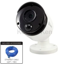 Swann NHD-885MSB 4K Ultra HD Bullet CCTV Camera PIR Heat Motion InfrRed NVR 8580