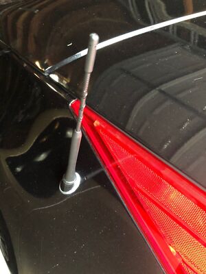 16" FUBA Style Replacement Antenna Mast For 2003-2009 Nissan 350Z - Direct Roof Mount Fit
