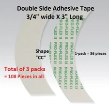 WALKER TAPE  Pro Flex Adhesive Tape Shape CC 3-pks 108 Pcs