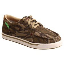 Twisted X Children's Green Camouflage Kick Shoes YCA0009
