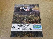1969 SCCA Race Program Donnybrooke Raceway car racing ORIGINAL Brainerd MN