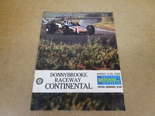 1969 SCCA Race Program Donnybrooke Raceway car racing ORIGINAL Brainerd MN