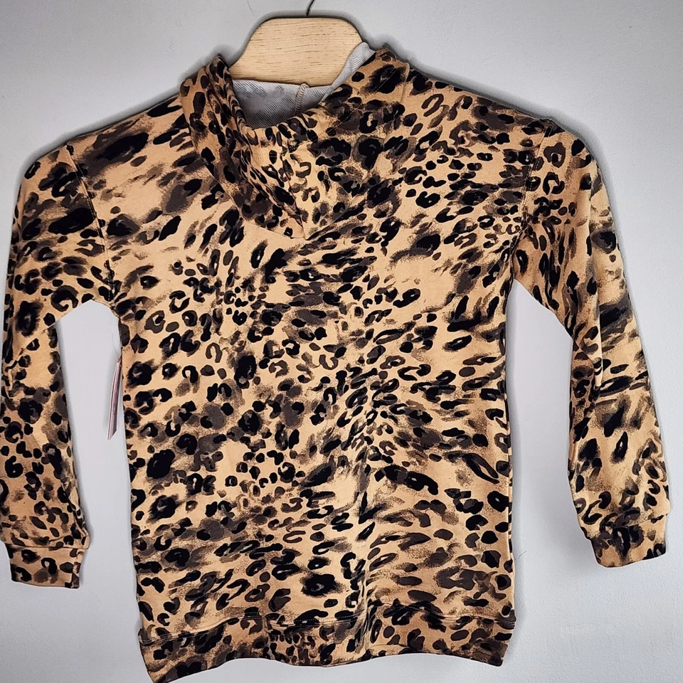 Juicy By Juicy Couture Women's Animal Print Pullover Hoodie Size XS New Logo - Image 3 of 4