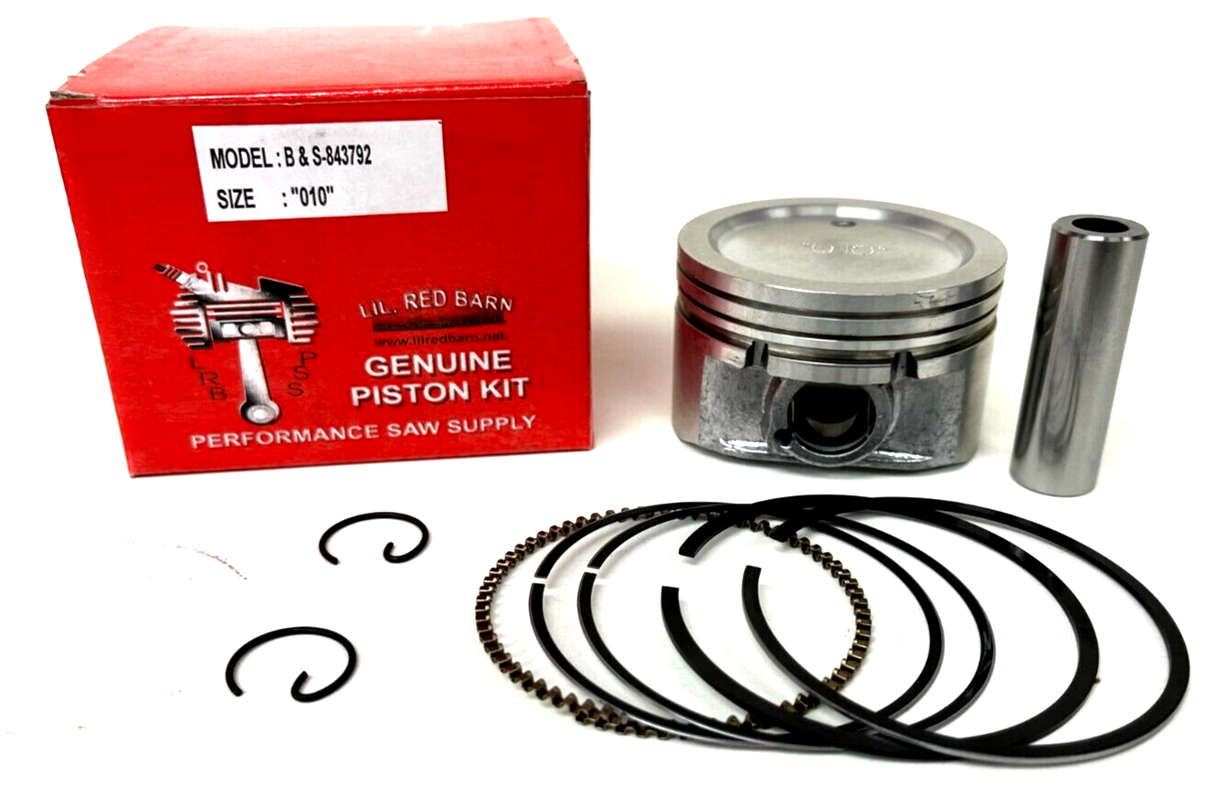 1 .010" OVERSIZE PISTON KITS FITS BRIGGS & STRATTON 350400, 350700 ...
