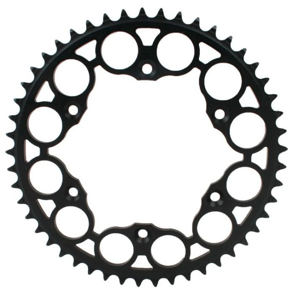 Couronne moto cross S-STEEL 51 dents acier noir HONDA CR 125 / 250 1988 - 2007 - Photo 1/1