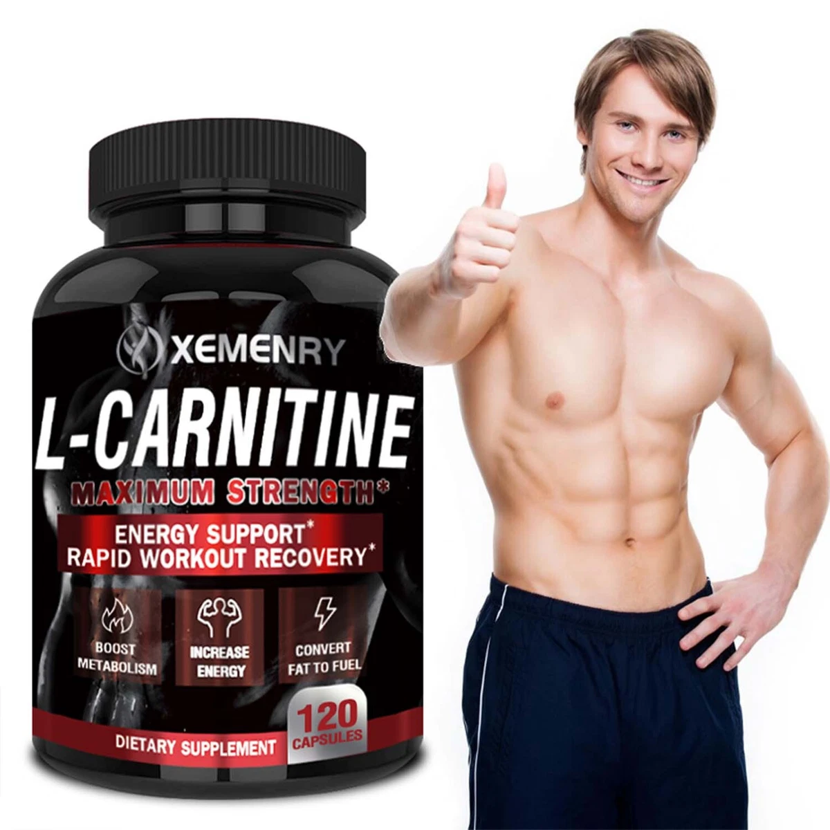 l arginine l carnitine uses L-Carnitina 60 Cápsulas main image 1