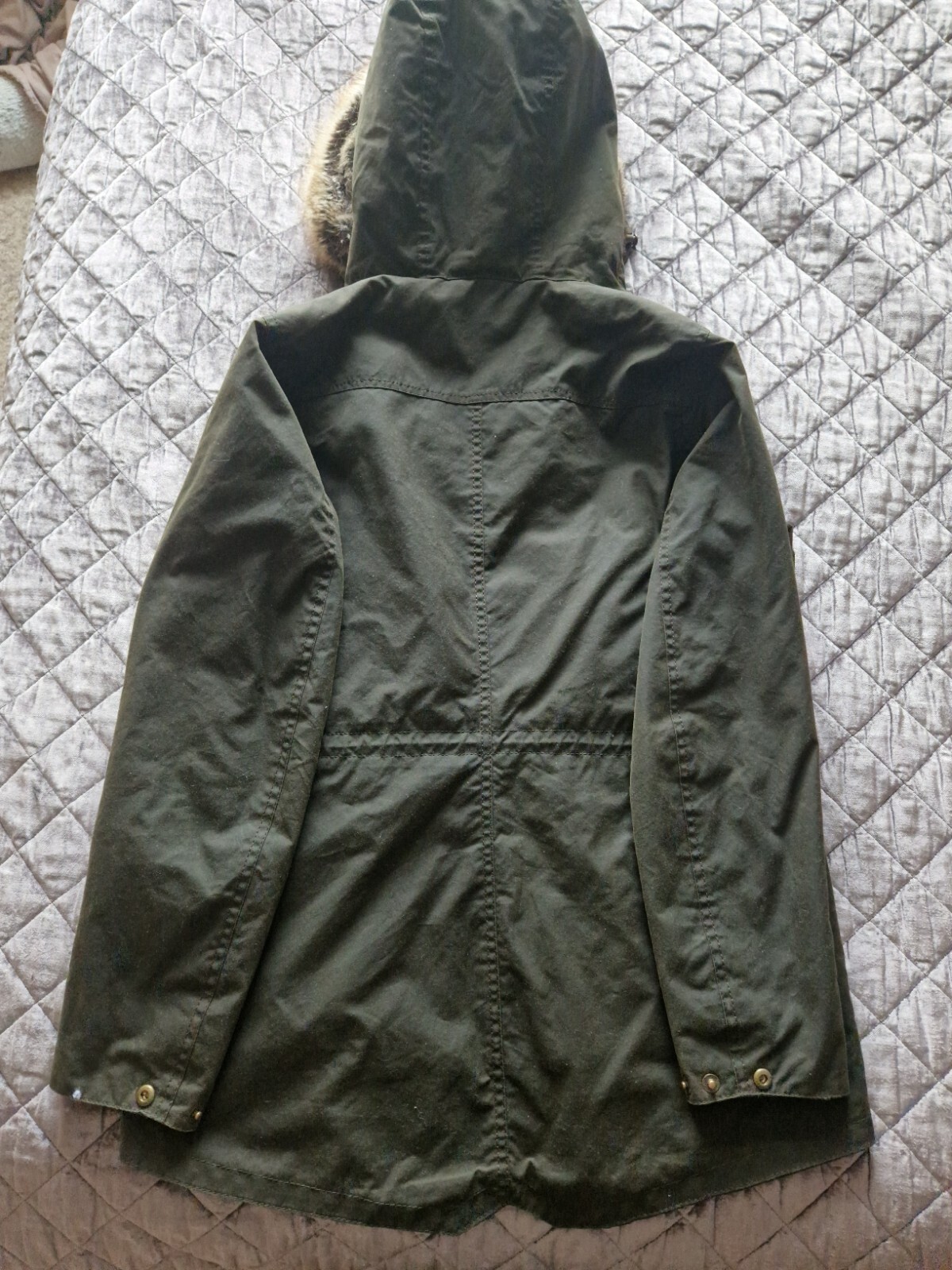 womens waxed barbour jacket size 10 eBay
