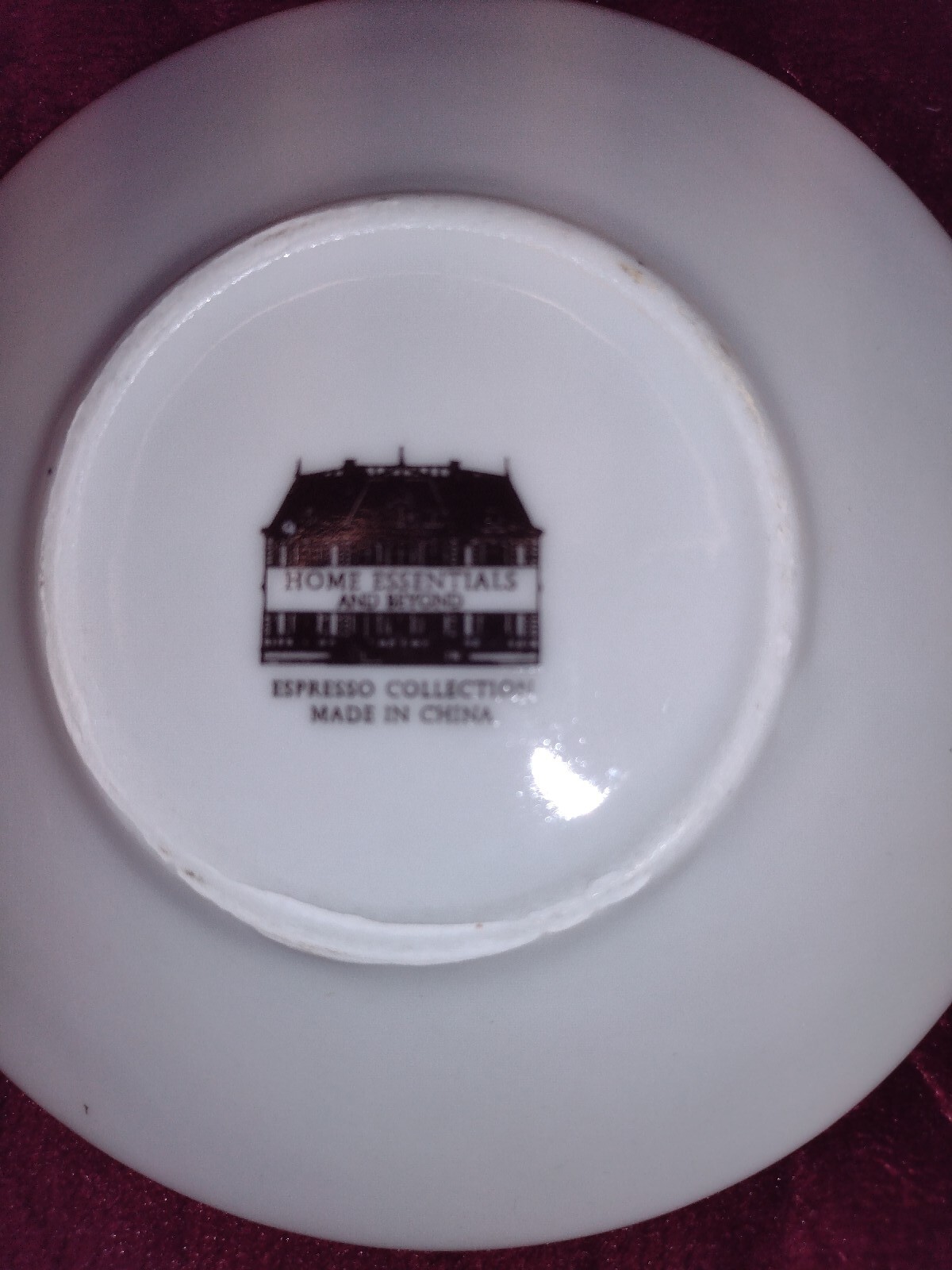 Home Essential and Beyond Espresso Collection Coffee Cup & Saucer&nbsp; Set of 4