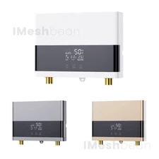 4000W Electric Instant Tankless Water Heater Kitchen Shower W/Touch & RC