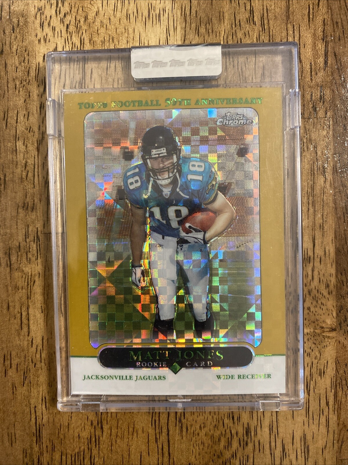 Matt Jones Topps Chrome #181 Gold X-Fractor