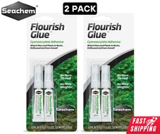 Seachem Flourish Glue Aquarium Moss Plant Underwater Adhesive Aquascaping 2 Pack