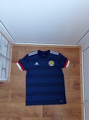 Scotland Team 2020/2021/2022  Football Shirt Soccer Jersey Adidas M  BLOCK COR  