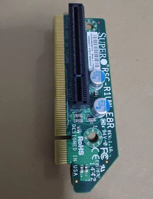   RSC-R1UW-E8R 1U WIO PCI-Express x8 Riser Card #W1