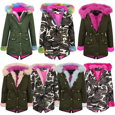 camo jacket pink fur