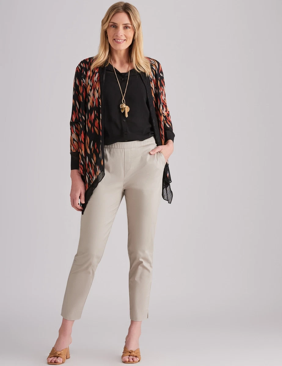 NONI B Womens Jacket Double Layer Print Knitwear Jacket eBay