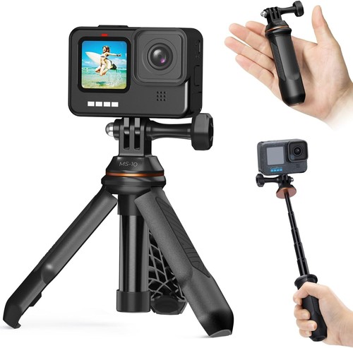 K&F CONCEPT Mini Tripod Selfie Stick Vlog for Action Camera GoPro Hero, Insta360