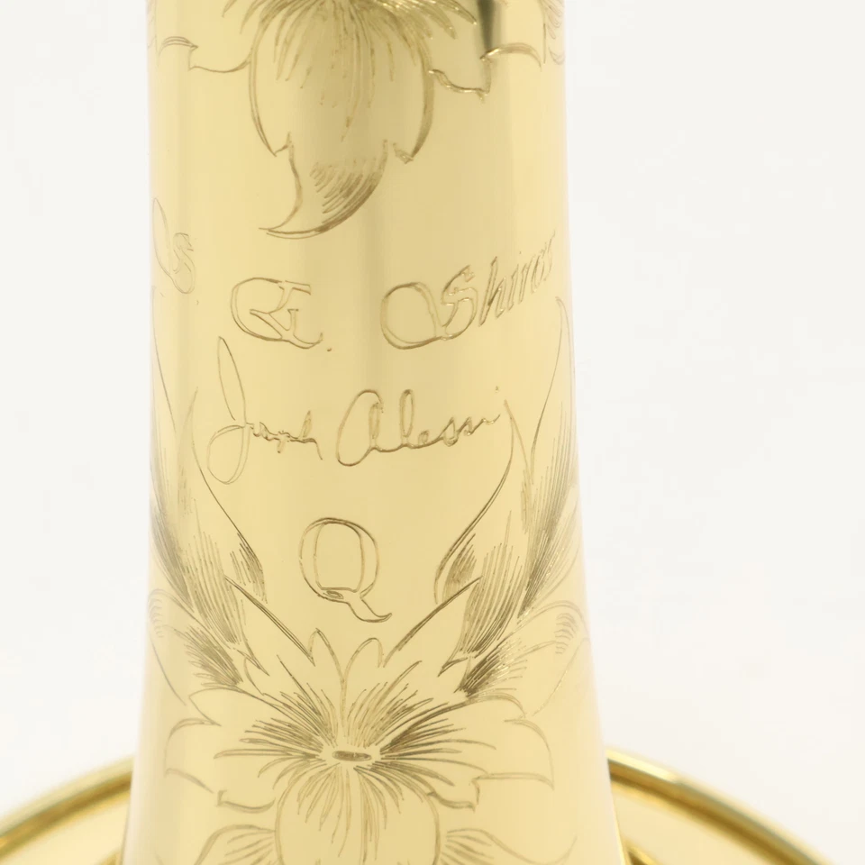 S.E. Shires Model STBQALESSIALTO Professional Alto Trombone SN Q6493 OPEN BOX - Image 3 of 4