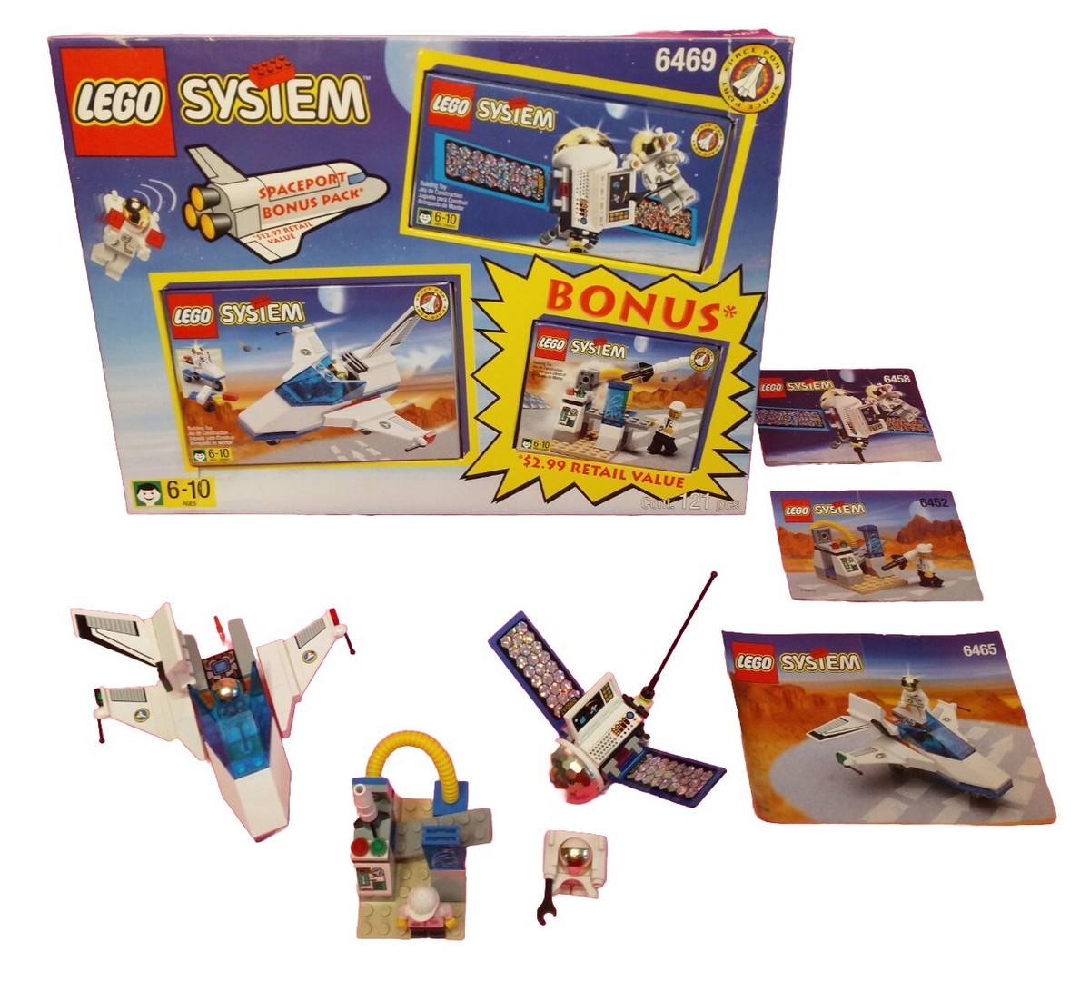 Complete LEGO Town: Space Port Value Pack (6469) Includes 6452