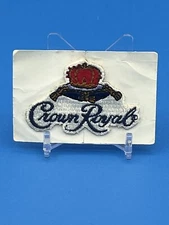 Crown Royal Iron-on Sew-on Embroidered Patch Vintage Collectible
