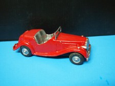 Vintage Hubley Kiddie Metal Red MG Toy Car 5 1/2 In MADE IN USA #2
