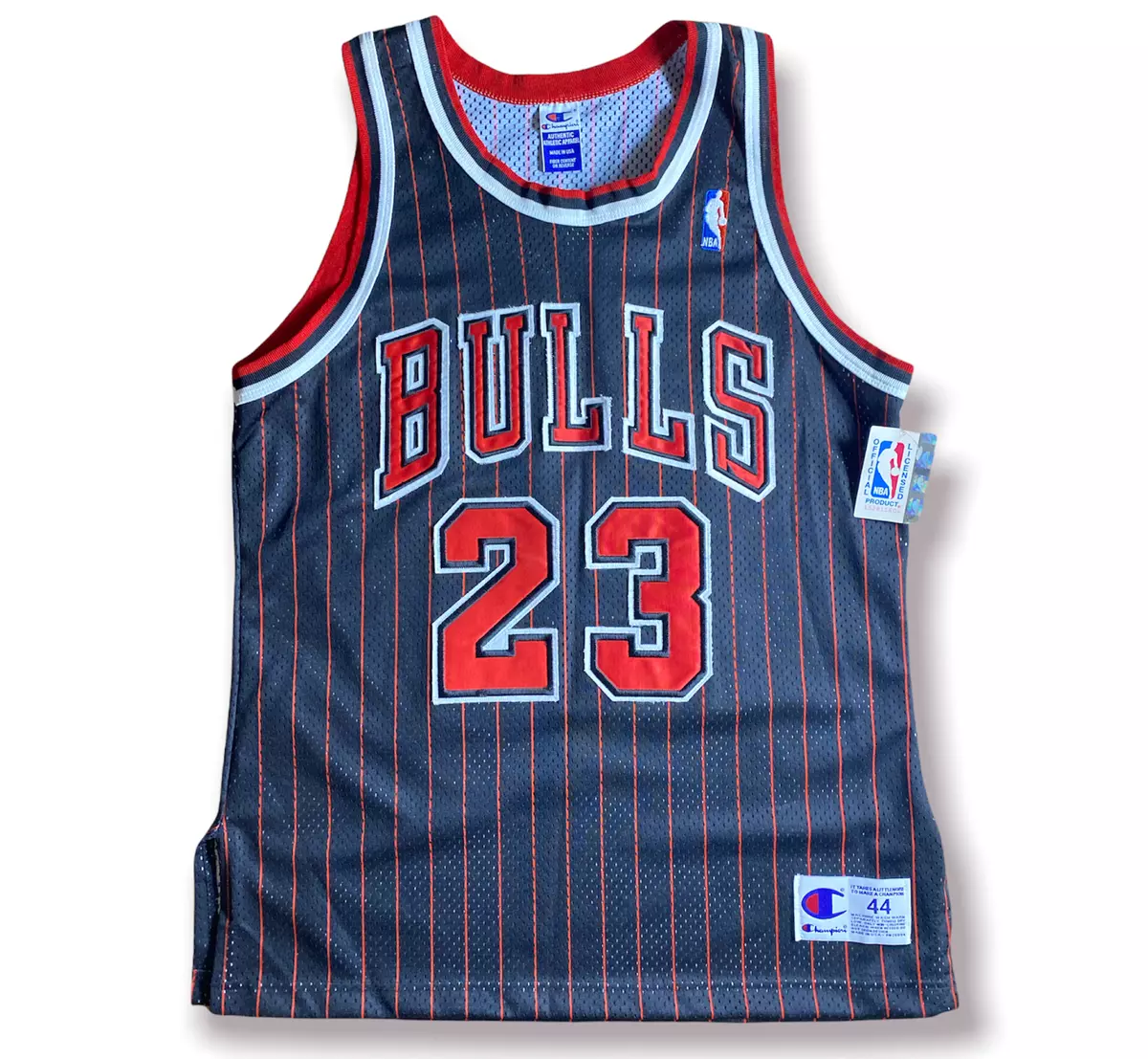 Michael Jordan Chicago Bulls Authentic Vintage 95-96 Champion Jersey (44) *NEW*