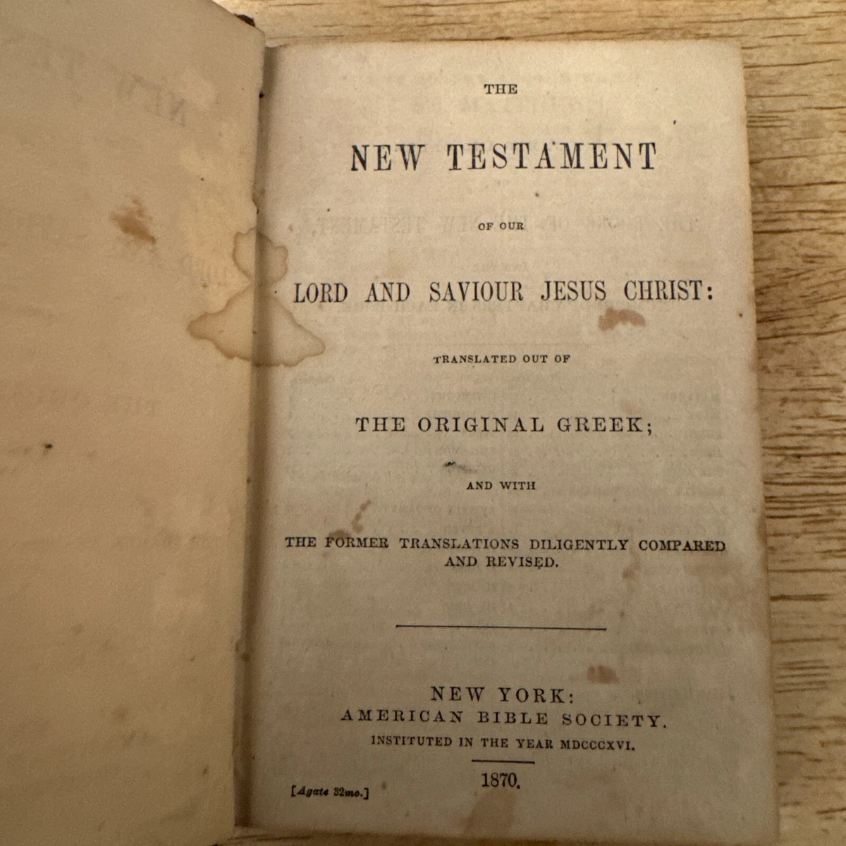 Bible Miniature 1850-1899 Antiquarian & Collectible Books for sale