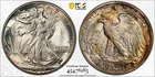 1944 D WALKING LIBERTY HALF DOLLAR PCGS MS 66 LUSTROUS SILVER GEM ACCENTUATED BY