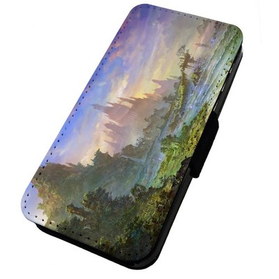Bedruckte Klapp Handyhülle iPhone, Samsung & Huawei Fantasy Castle 6