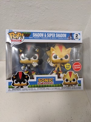 Funko Pop! Vinyl: Sonic the Hedgehog - Shadow & Super Shadow (Glow) 2-Pack 