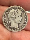 VF 1914 U.S. Barber Quarter