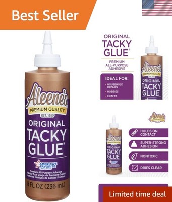 All Purpose Tacky Glue, 8-Ounce, Clear