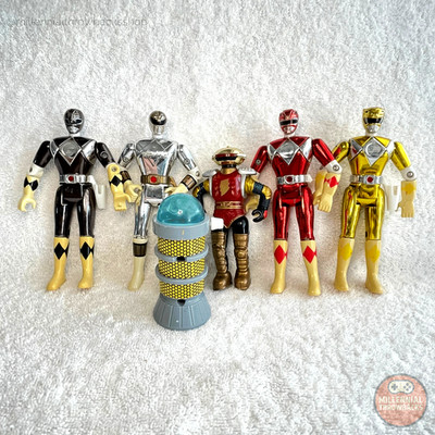 1995 Power Rangers The Movie Lot of 6 | Bandai Metallic Armor w/ Alpha 6 Console