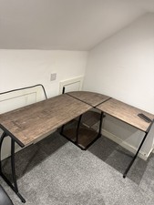 Corner Office Desk with Shelves RRP 169