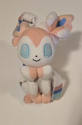 2016 TOMY 9'' Pokemon Sylveon Plush Stuffed Toy Doll Nintendo 