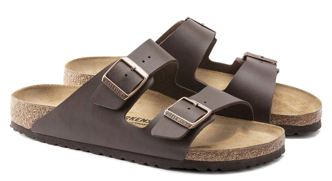 BIRKENSTOCK 0051703 ARIZONA BS SLIPPERS SLIP ON SHOES WOMEN DARK BROWN