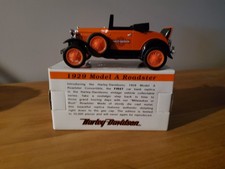 1929 Model A Roadster Harley Davidson Die Cast Bank