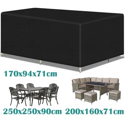EAREST Heavy Duty Waterproof Garden Patio Furniture Cover for Rattan Table Cube Outdoor