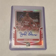 Panini Donruss 2024-25 Signature Series John Lucas #SS-JLR Rockets Autograph