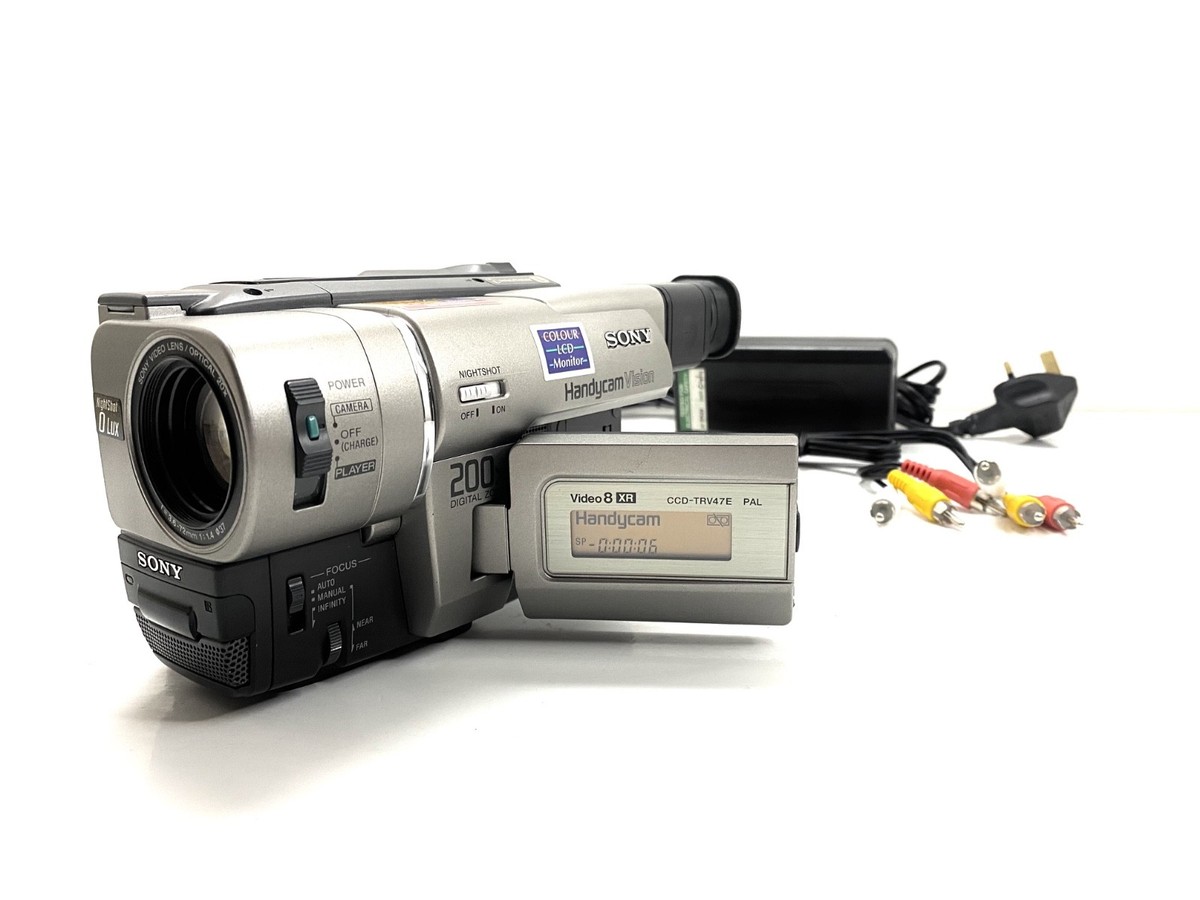 SONY CCD-TRV47E Video8 Hi8 Tape Analogue Video Camera HANDYCAM