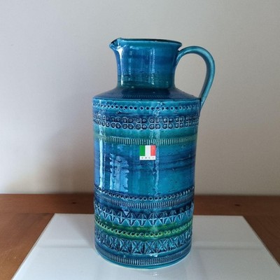 FLAVIA bitossi rimini blue 花瓶 BITOSSI FLAVIA Ceramic Vase in Rimini Blue, Aldo Londi Design