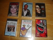 5 MUSIC TAPES  1 OTHER - SEALED CASSETTE TAPES