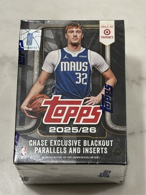 2025-26 Topps Basketball Target Exclusive Blaster Box Sealed Black Friday