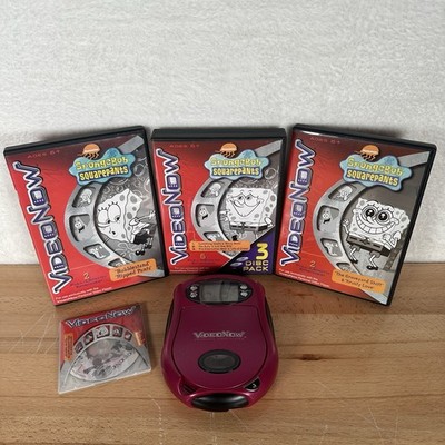 Vintage Hasbro VideoNow Personal Video Player w/ DVDs - Tested & Working