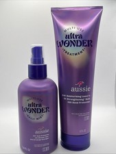 Aussie Ultra Wonder Duo Heat Protectant And Moisturizing Leave In