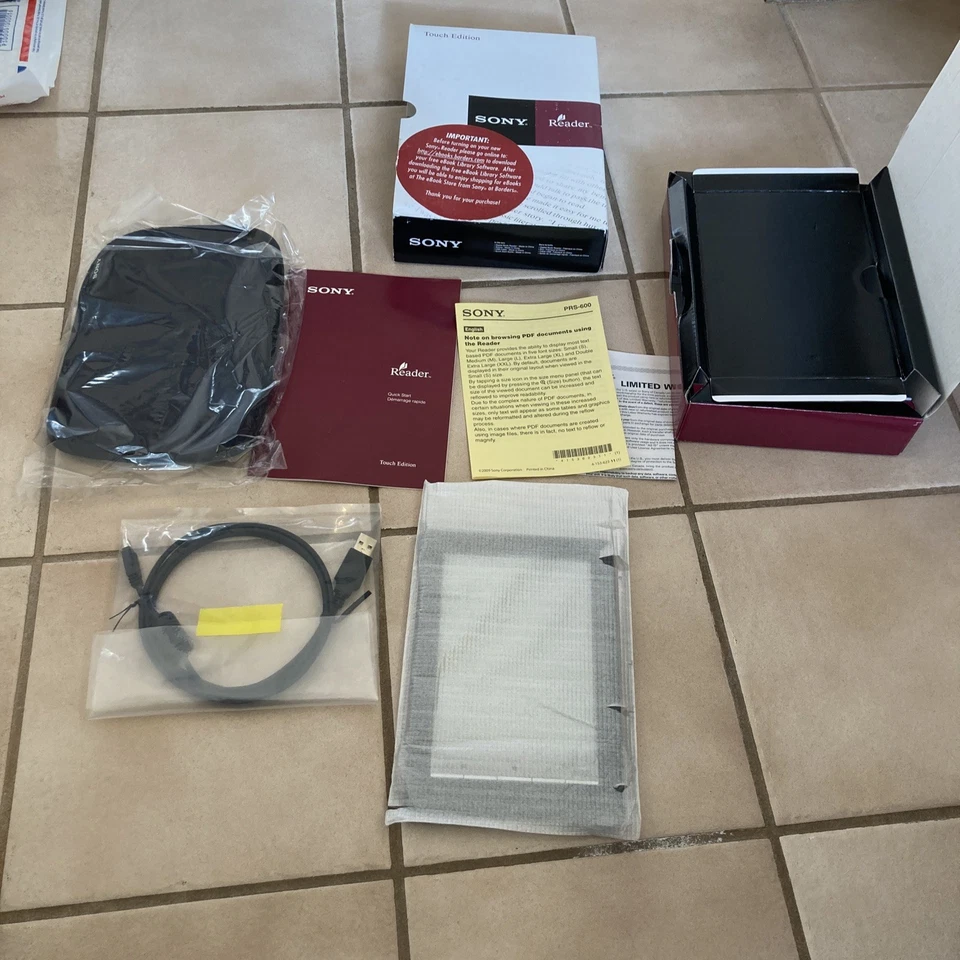 Sony Reader Touch PRS-600/BC Black 6" Display - Image 3 of 4