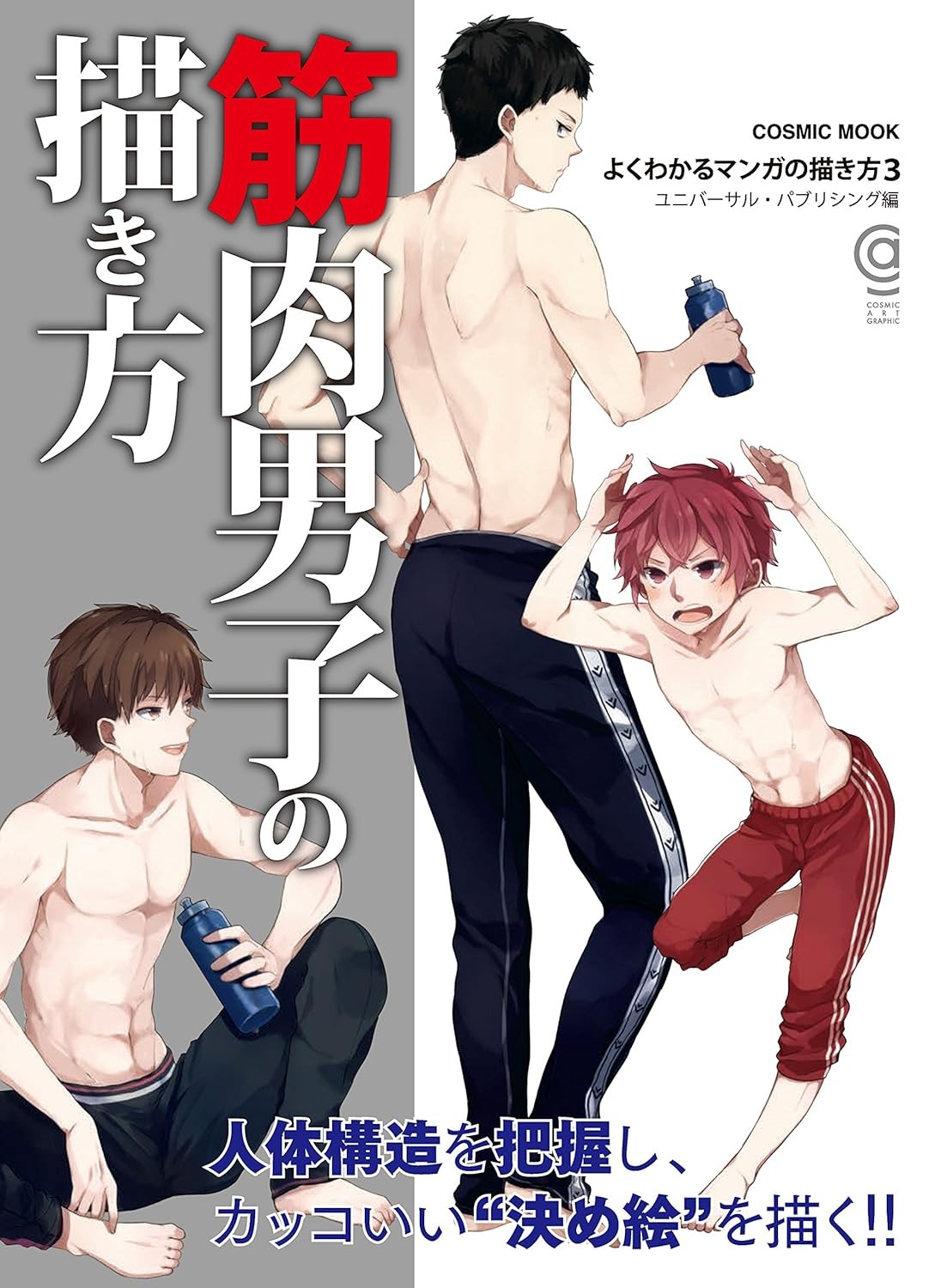 How to Draw Muscular Men: A Comprehensive Guide to Drawing Manga... book form JP