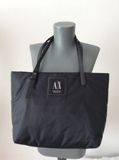 Zaino Armani Exchange, leggero, in nylon, nero